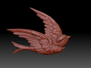 Bird swallow 3D Print Model