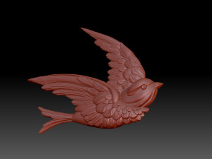 Bird swallow 3Dプリントモデル
