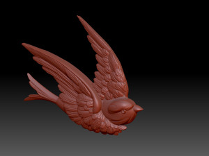 Bird swallow 3Dプリントモデル