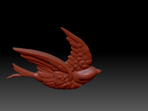 Bird swallow 3Dプリントモデル