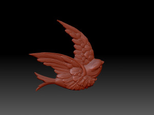 Bird swallow 3Dプリントモデル