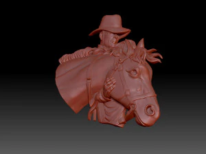 Cowboy 3D Print Model