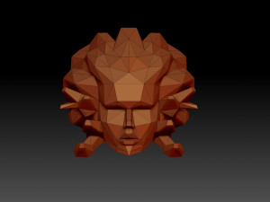 The head of the gorgon medusa 3D Print Model