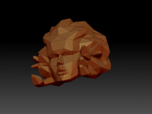 The head of the gorgon medusa Model Cetak 3D