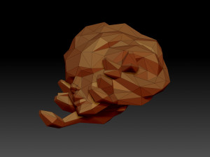 The head of the gorgon medusa Model Cetak 3D