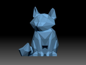 Little fox 3Dプリントモデル