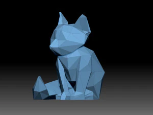 Little fox 3D Print Model
