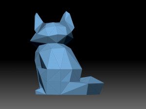 Little fox 3D-printmodel