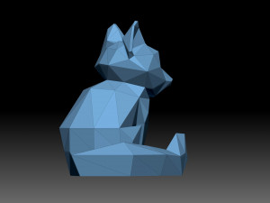 Little fox 3D-printmodel