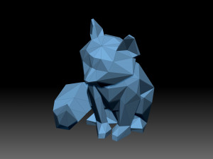 Little fox 3D-printmodel
