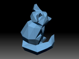 Little fox 3D-printmodel