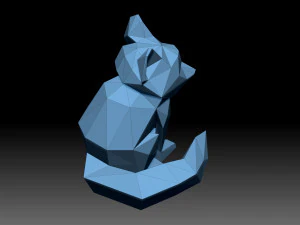 Little fox 3D Print Model