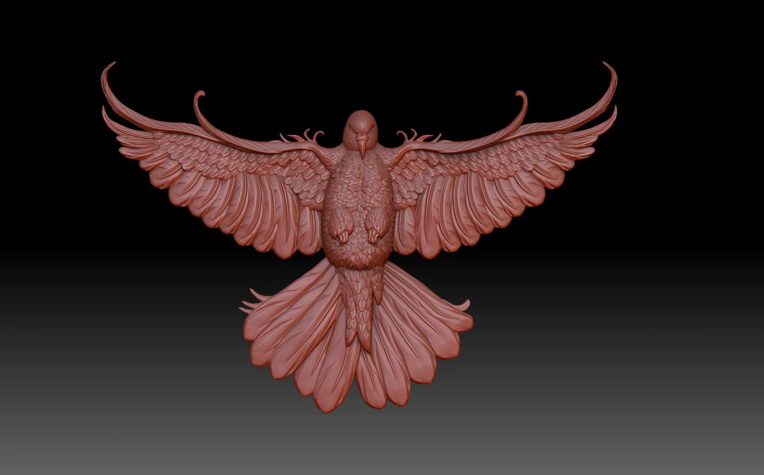 Pigeon 3D Print Model .c4d .max .obj .3ds .fbx .stl .blend 