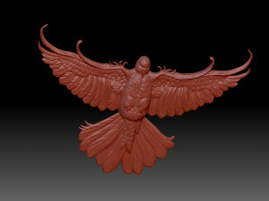 Pigeon 3D Baskı Modeli