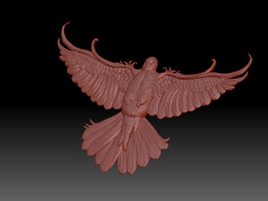 Pigeon 3D Baskı Modeli