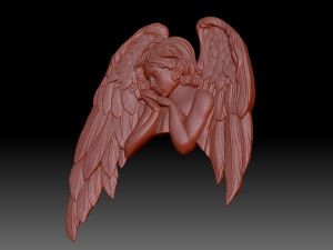 Angel Monument 3D Print Model