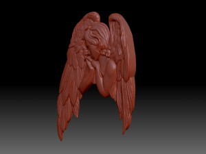 Angel Monument 3D Print Model