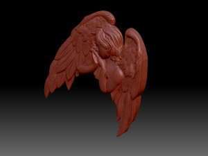 Angel Monument 3D Print Model