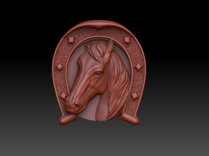 Ring head horse 3D Print Model