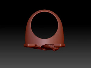 Ring head horse 3D Print Model