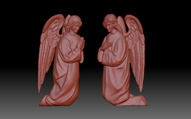Angels 3Dプリントモデル .c4d .max .obj .3ds .fbx .stl .blend 