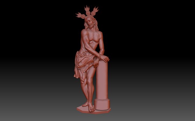 Jesus 3Dプリントモデル .c4d .max .obj .3ds .fbx .stl .blend 