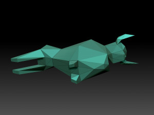 Low poly bull 3D Baskı Modeli