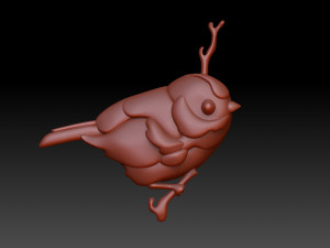 Birdie Model Cetak 3D