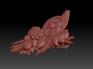 Fruit basket 3D Print Model