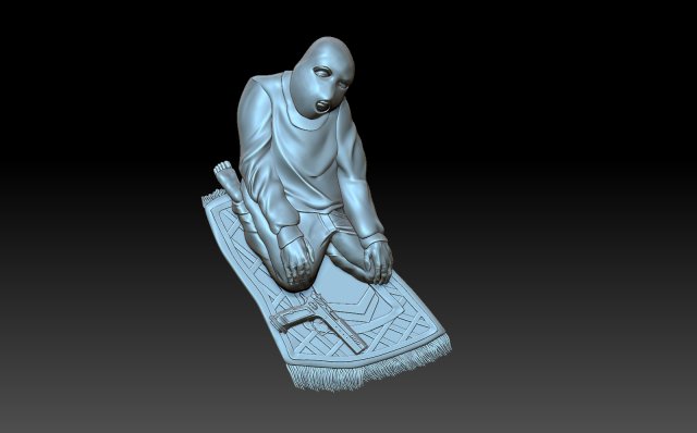 Gangster 3Dプリントモデル .c4d .max .obj .3ds .fbx .stl .blend 