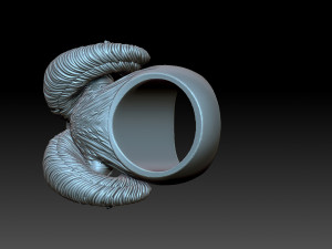 Ring Viking Ram 3D Print Model