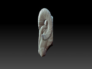 Rams head Model Cetak 3D