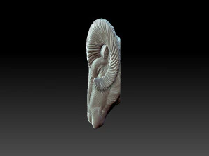 Rams head 3D Print Model
