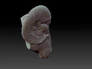 Testa di pecora Modello di stampa 3D