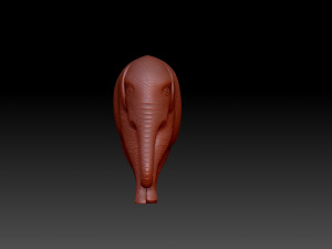 Elephant Figurine 3D 打印模型