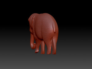 Elephant Figurine 3D 打印模型