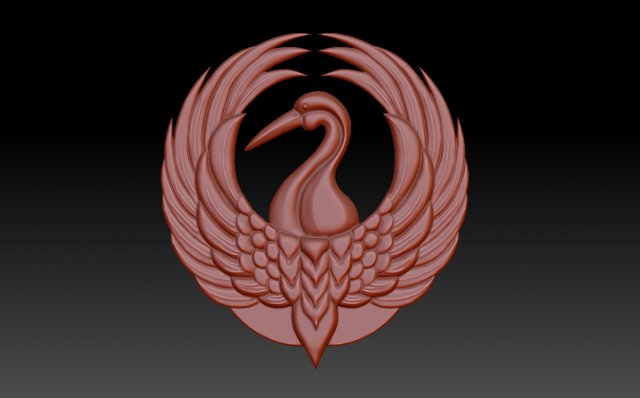 Heron 3D-printmodel .c4d .max .obj .3ds .fbx .stl .blend 