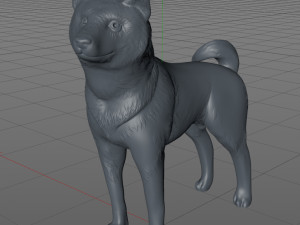 Shiba inu 3Dプリントモデル
