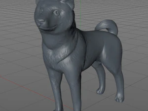 Shiba inu Modello di stampa 3D