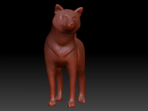 Shiba inu 3Dプリントモデル