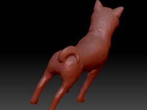Shiba inu 3Dプリントモデル