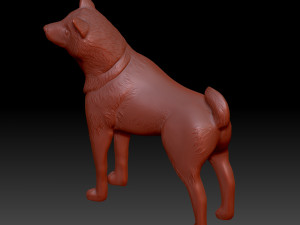 Shiba inu 3Dプリントモデル