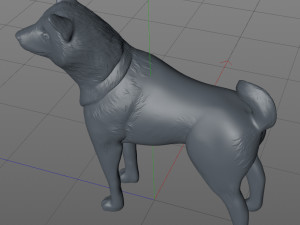 Shiba inu 3Dプリントモデル