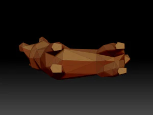 Low poly Shiba inu 3D Print Model