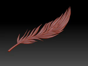 Feather 3D Print Model
