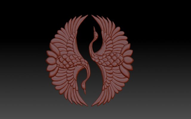 Stork Modello di stampa 3D .c4d .max .obj .3ds .fbx .stl .blend