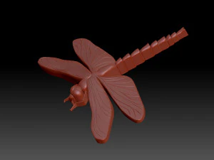 Dragonfly 3D Print Model