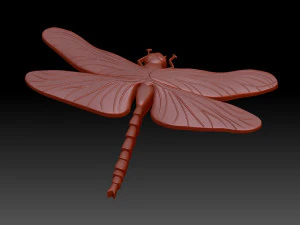 Dragonfly 3D Print Model