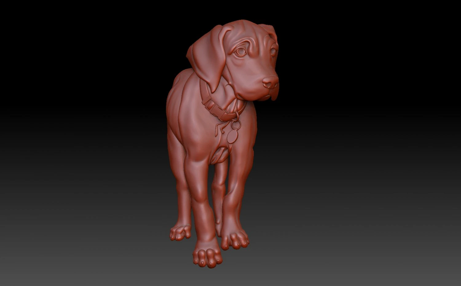 Dog Ridgeback 3D Print Model .c4d .max .obj .3ds .fbx .stl .blend