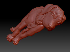 Dog Ridgeback 3D 打印模型
